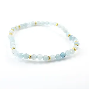 14k Gold Fill Enchante Aquamarine Bracelet