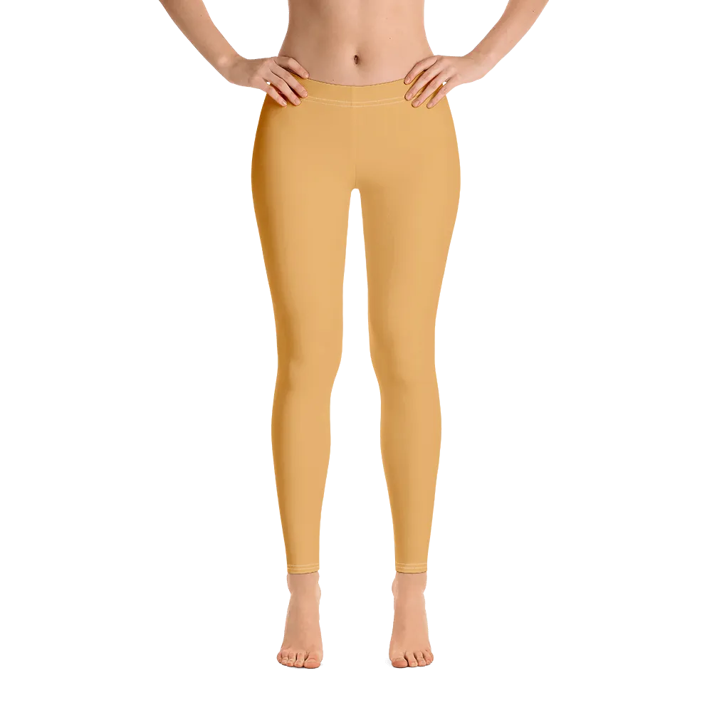 #275500d0 - Apricot Gelato - ALTINO Fashion Sports Leggings - Team GIRL Player