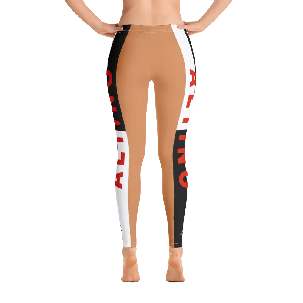 #2b378ba0 - Papaya Scoop - ALTINO Fashion Sports Leggings - Gelato Collection
