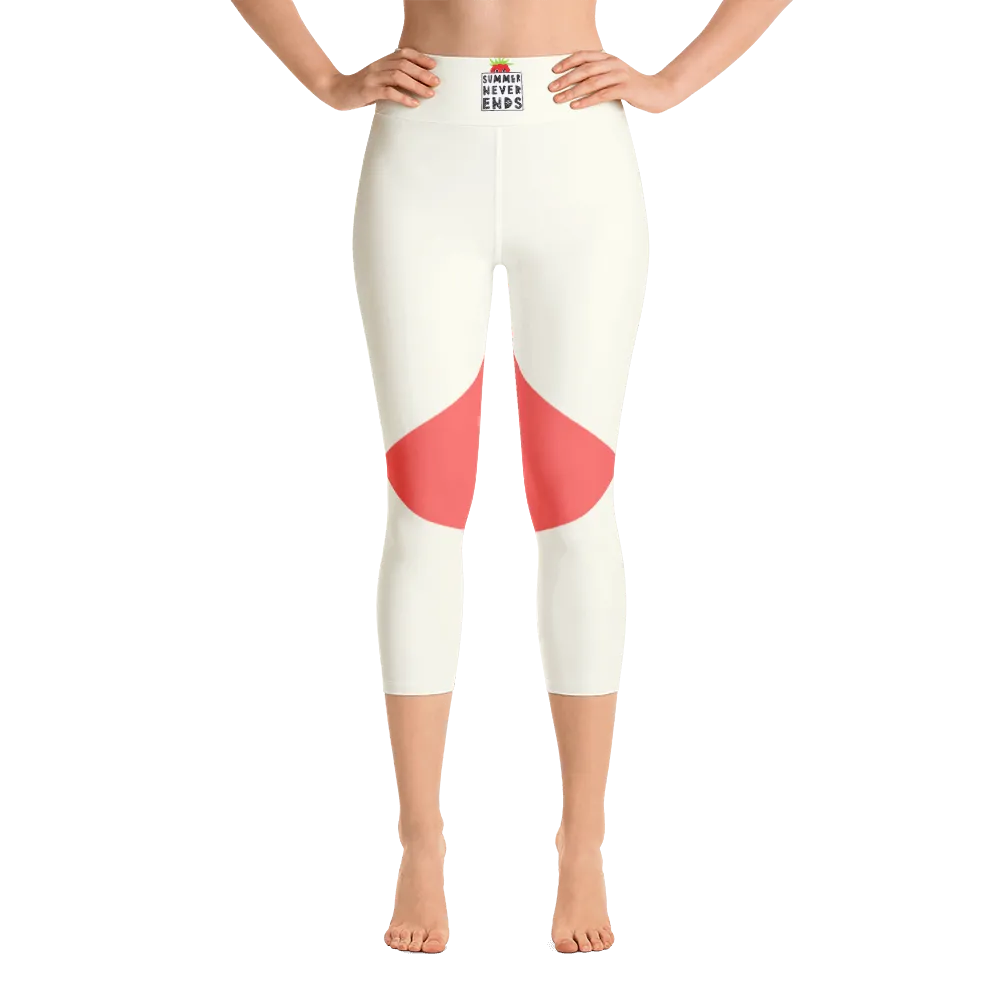 #3529ddb0 - Watermelon - ALTINO Yoga Capri - Summer Never Ends Collection
