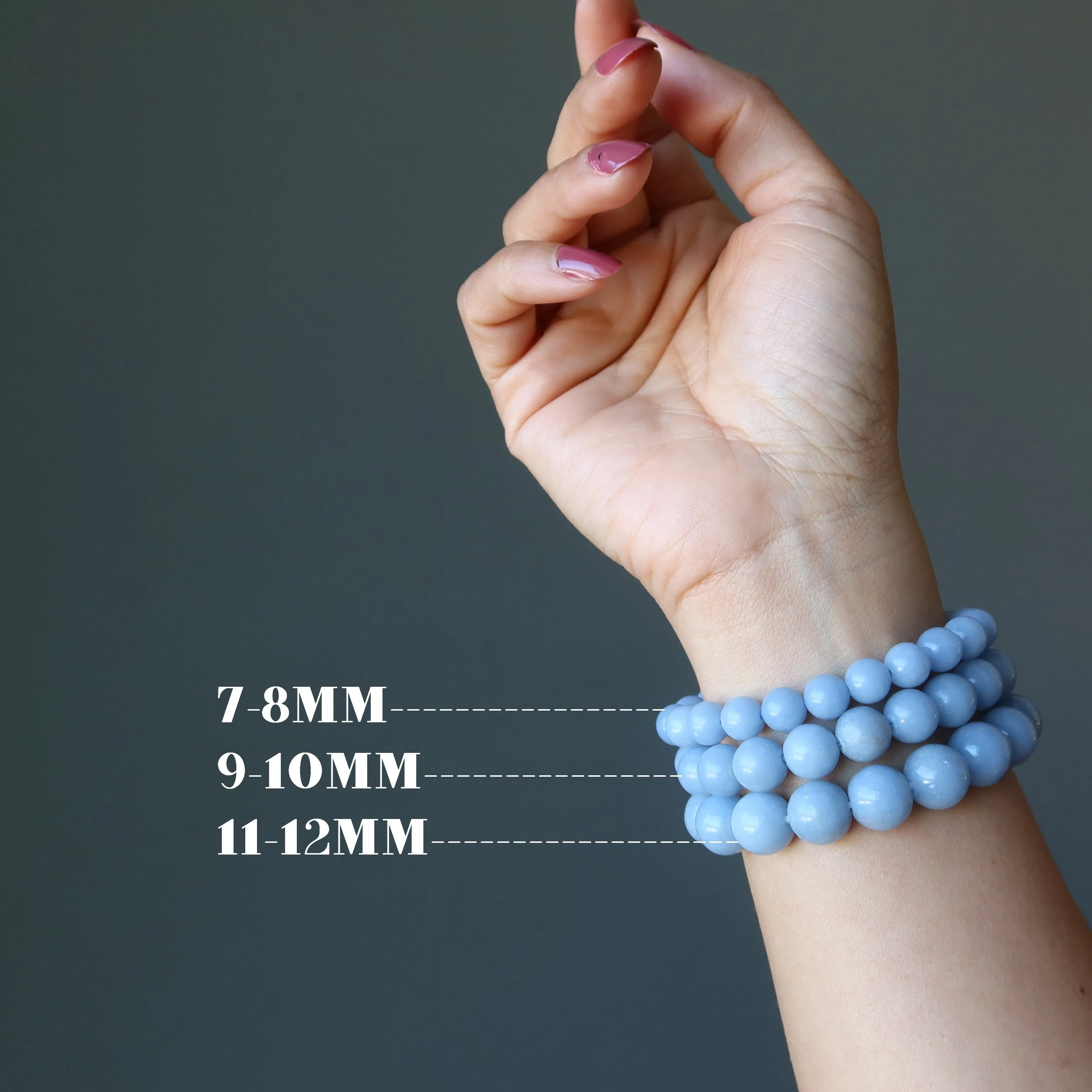 Angelite Bracelet Blue Up Above