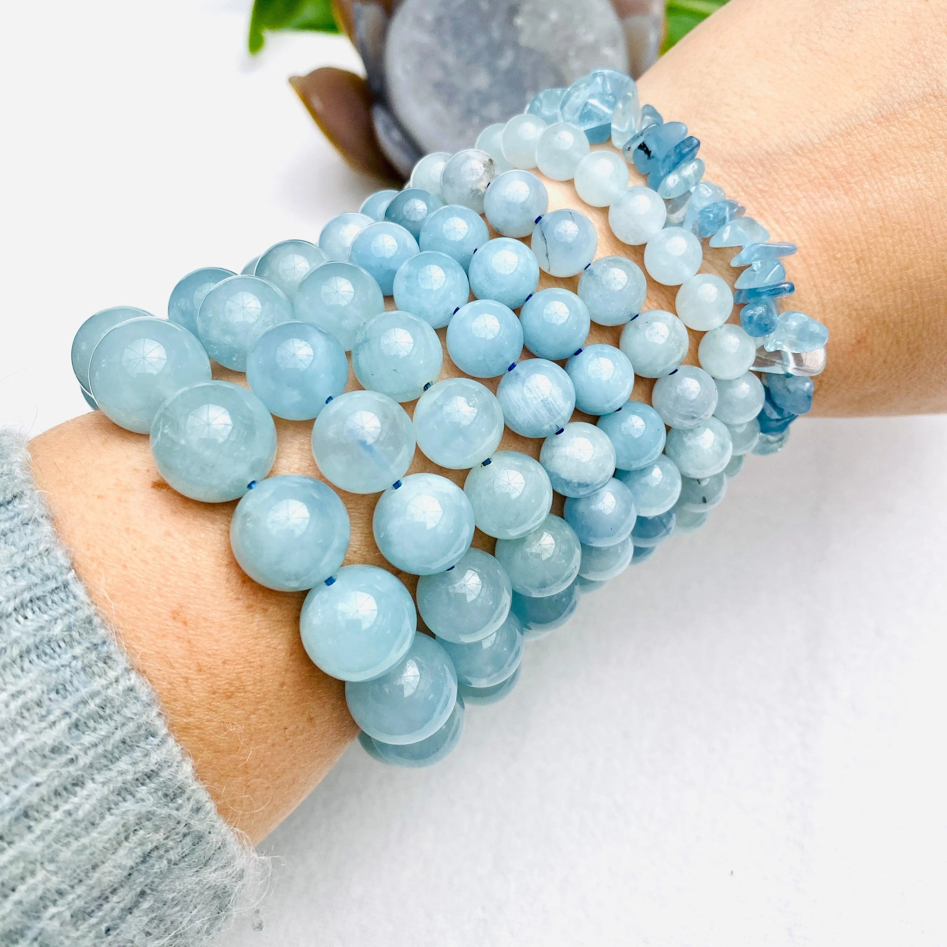 Aquamarine Gemstone Bracelets GBAQ