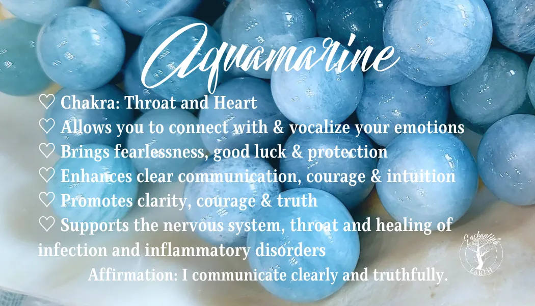 Aquamarine Waterfall Bracelet (AA Grade) for Calm Communication