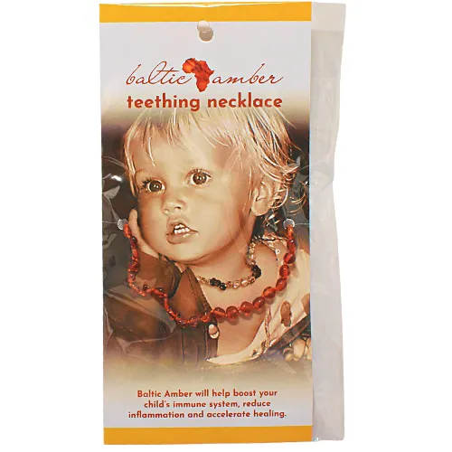 Baltic Amber Teething Necklace (Cognac)