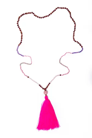 Bead Necklace (Ruby)