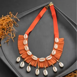 Cowrie Shell Handcrafted Western Choker Necklace