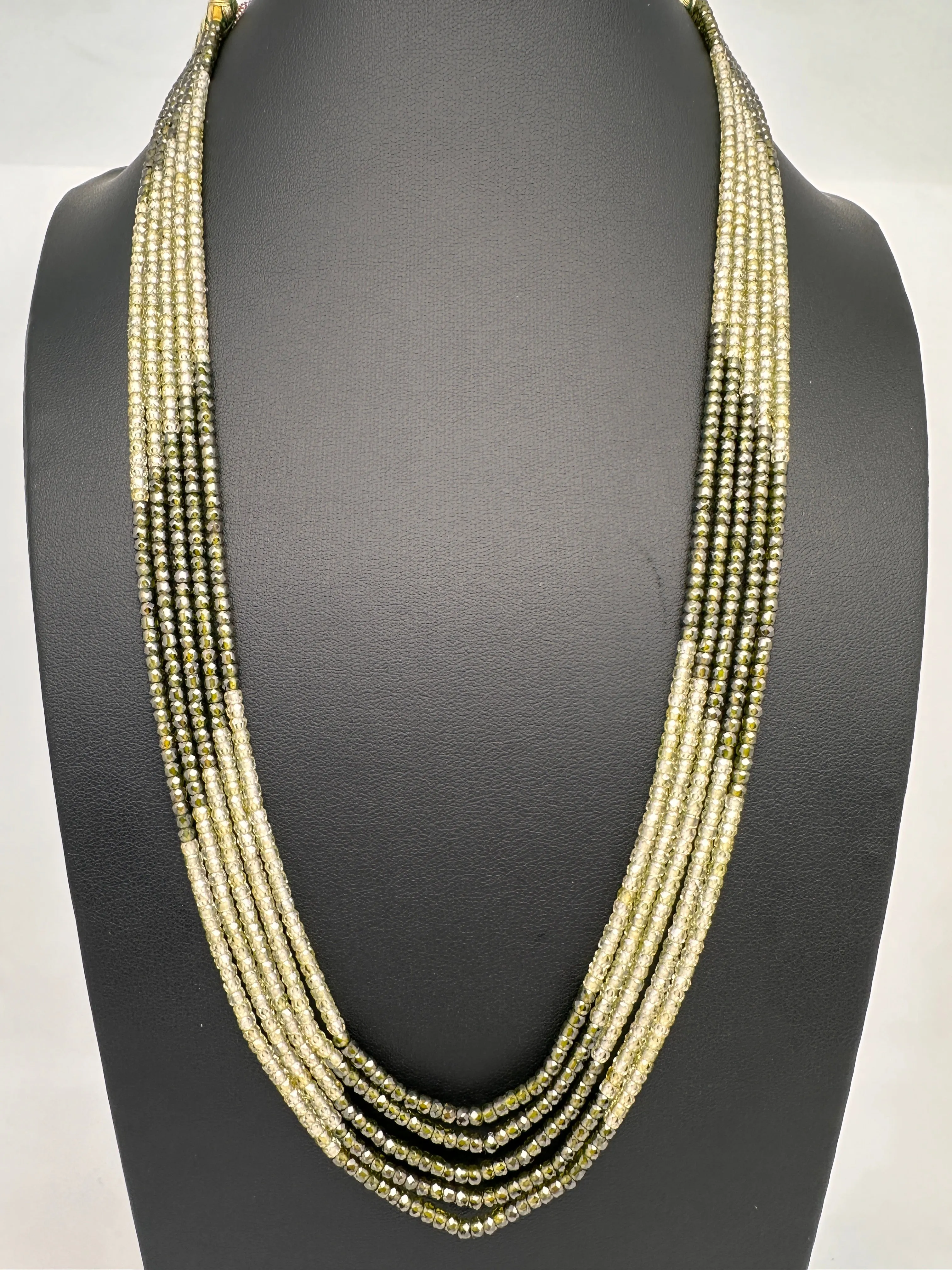 Crystal Onyx Beads Mala Necklace