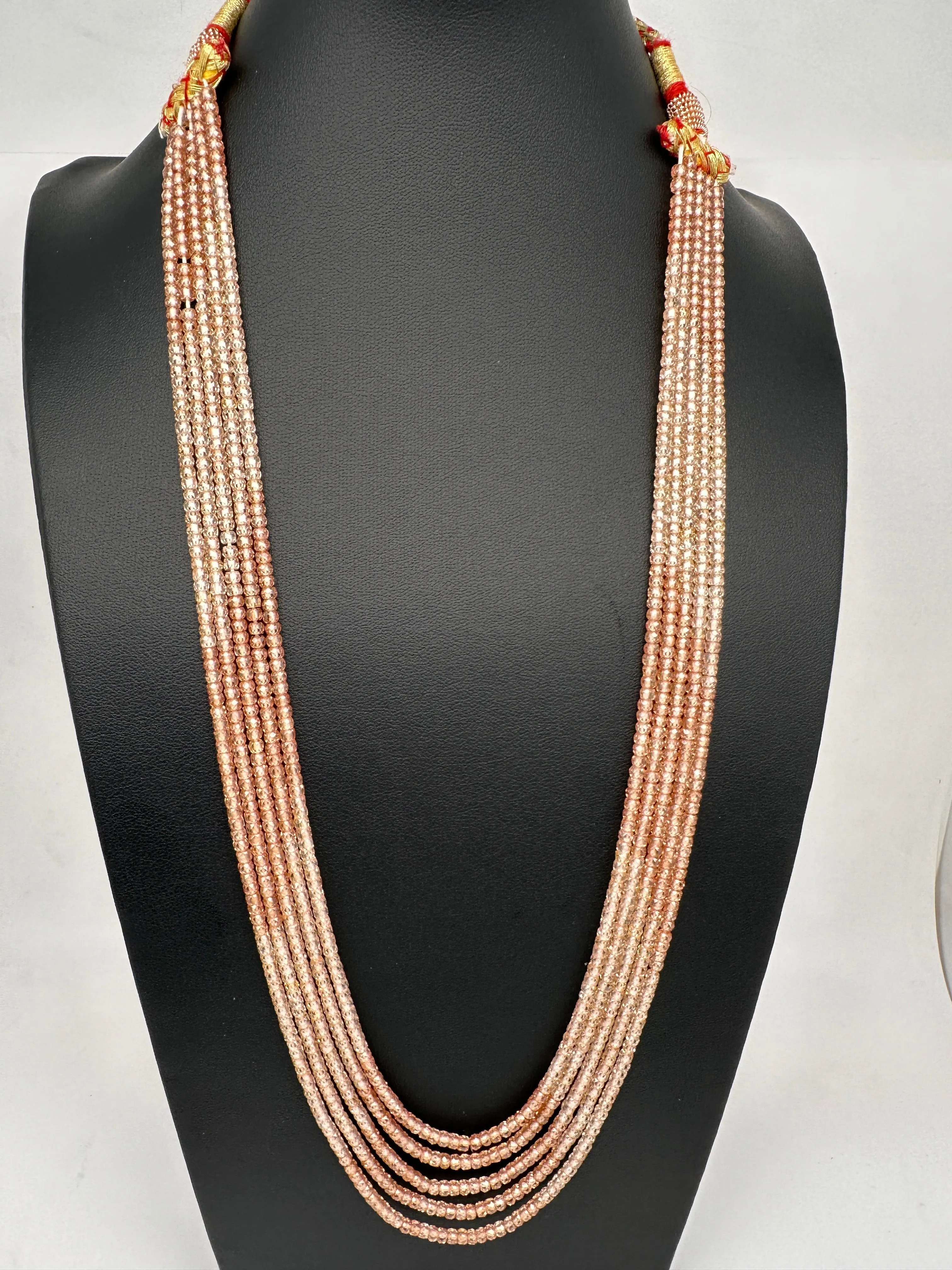 Crystal Onyx Beads Mala Necklace