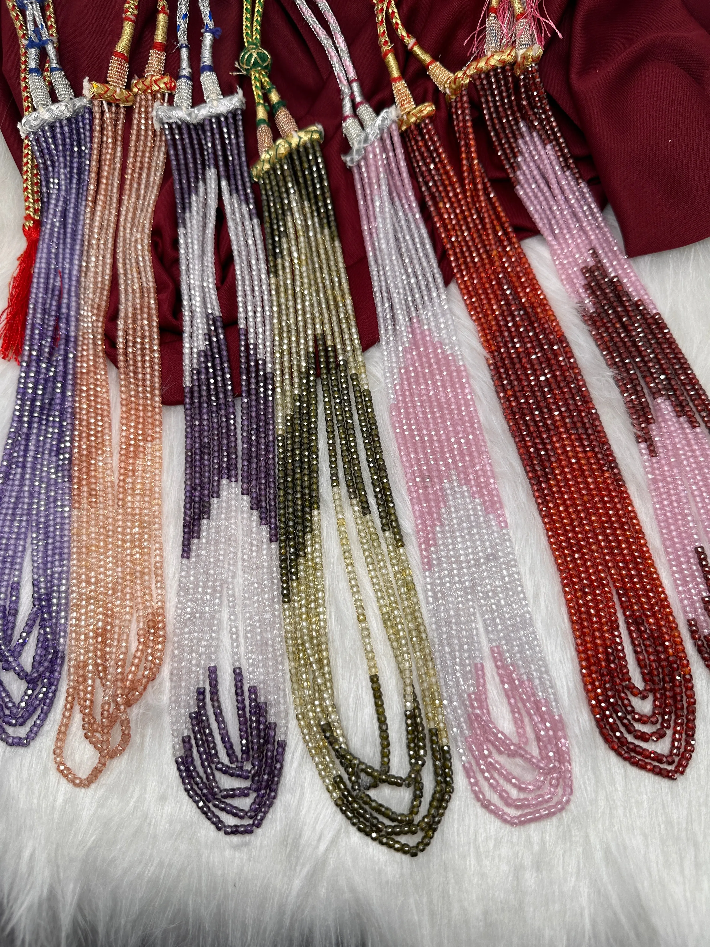 Crystal Onyx Beads Mala Necklace