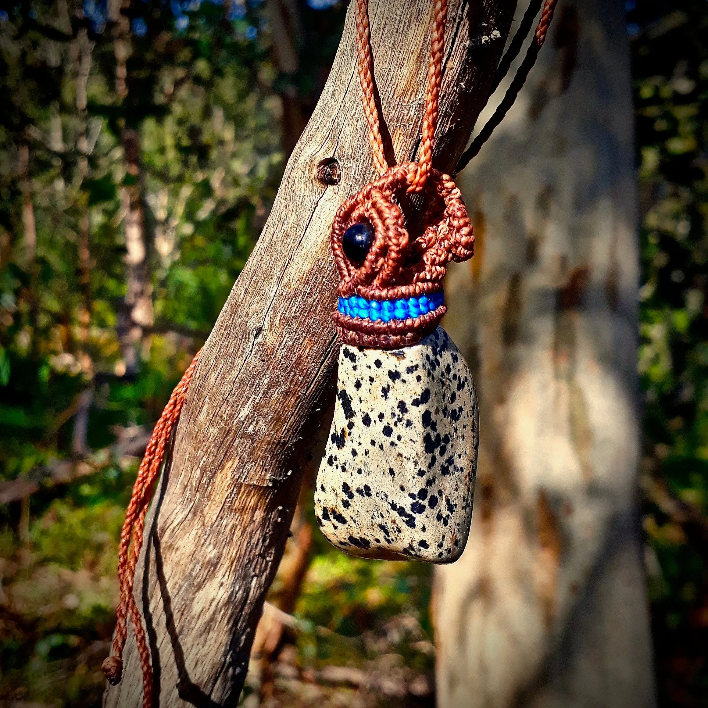 Dalmatian jasper necklace