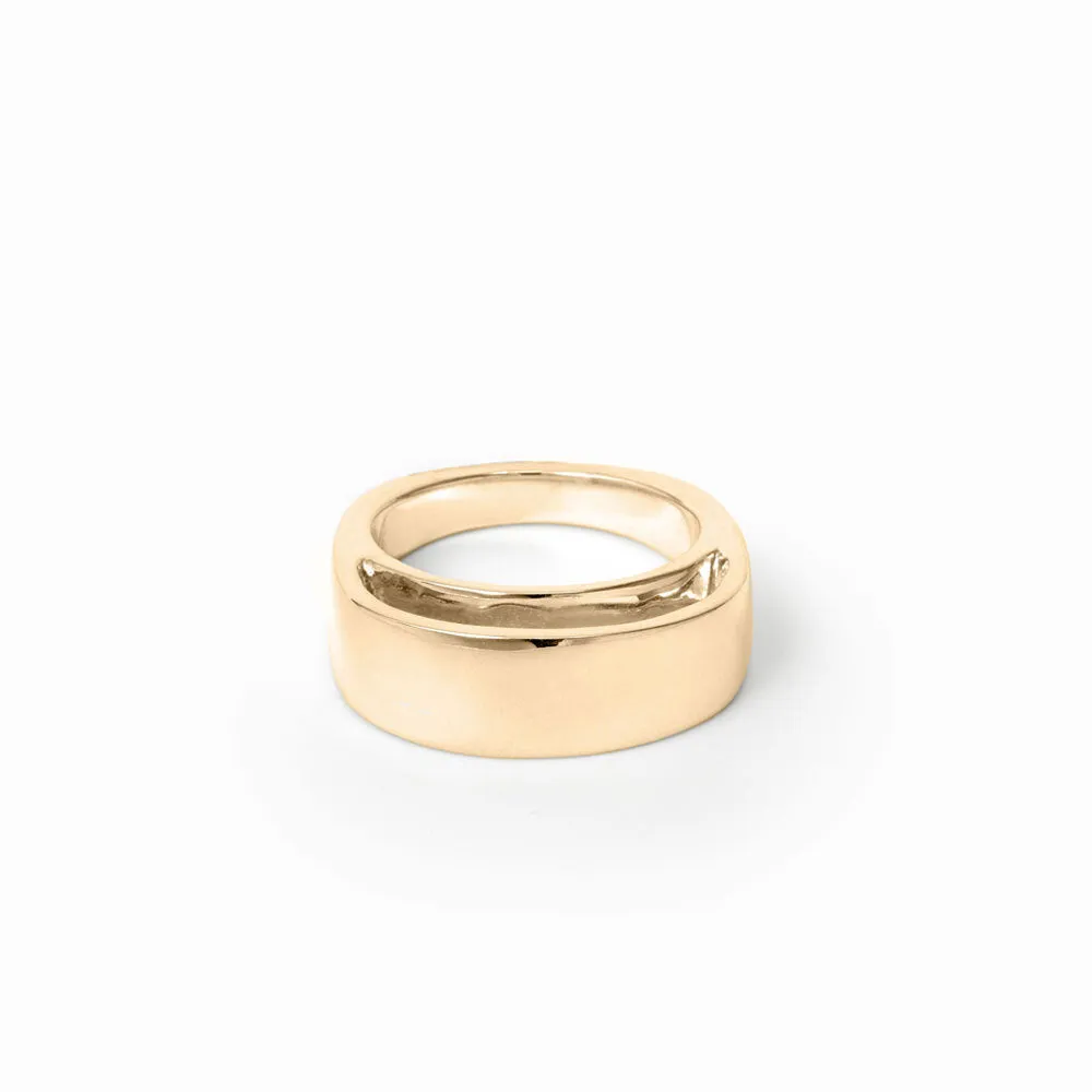 Gold Barrel Ring