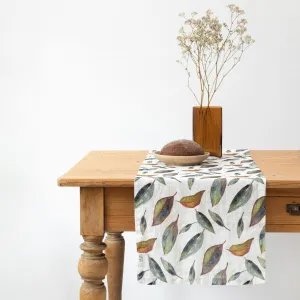 Golden Fall Linen Table Runner