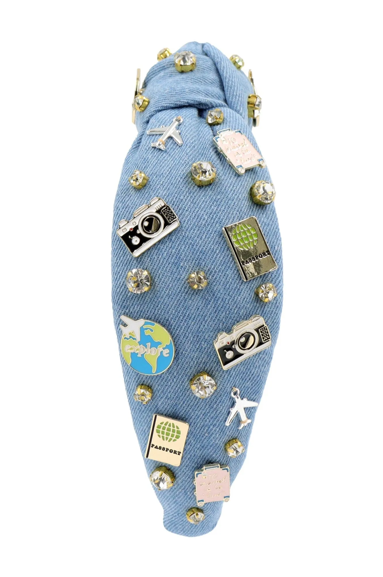 Hand Sewn Voyager Jeweled Knot Headband