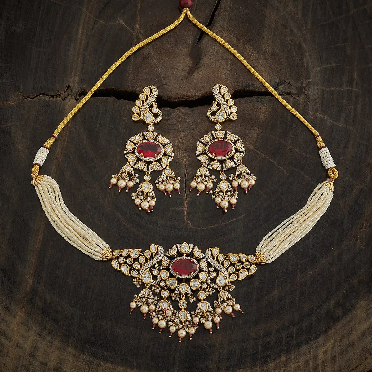 Kundan Necklace 170766