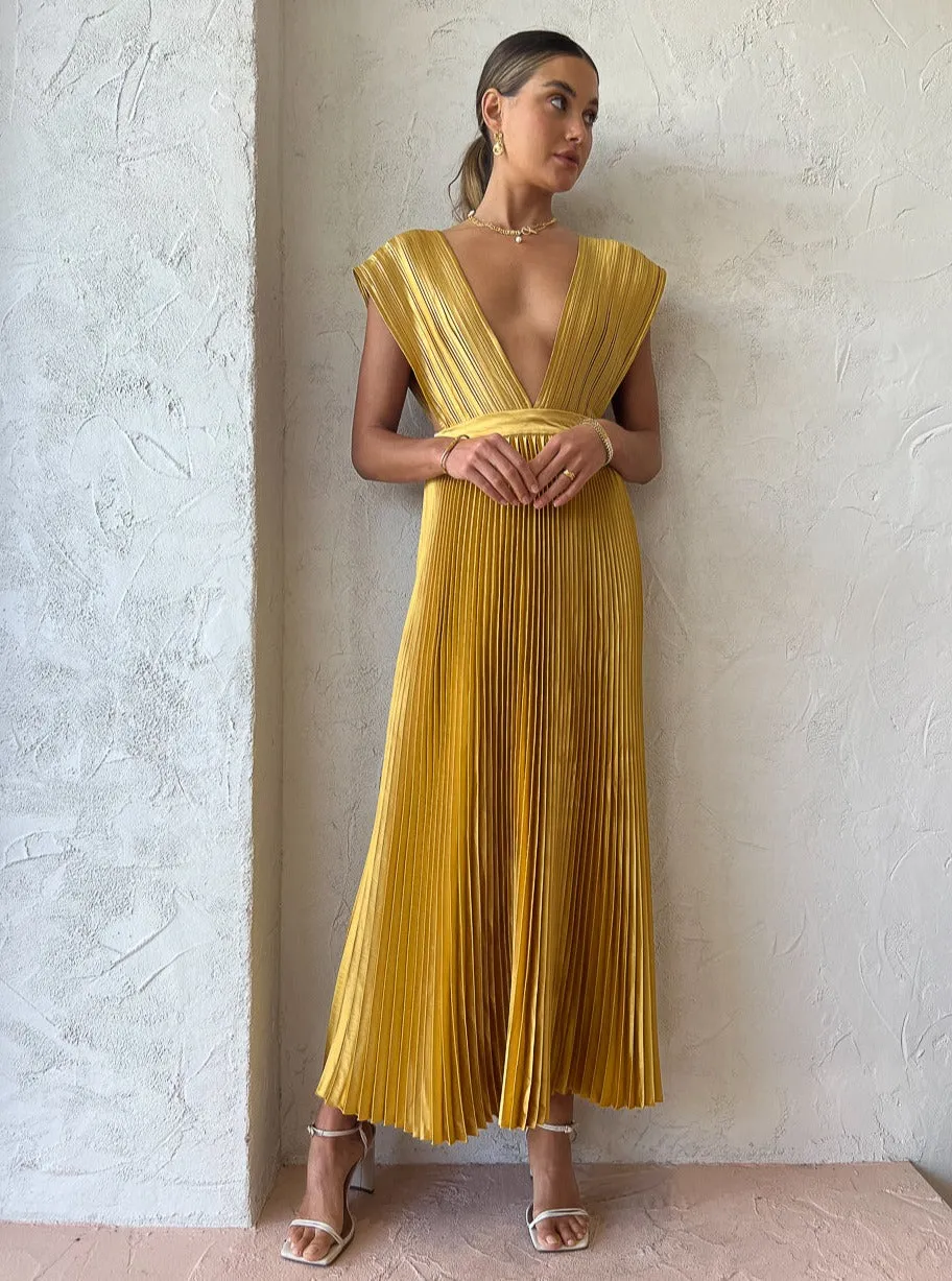 Lidee Gala Gown in Marigold
