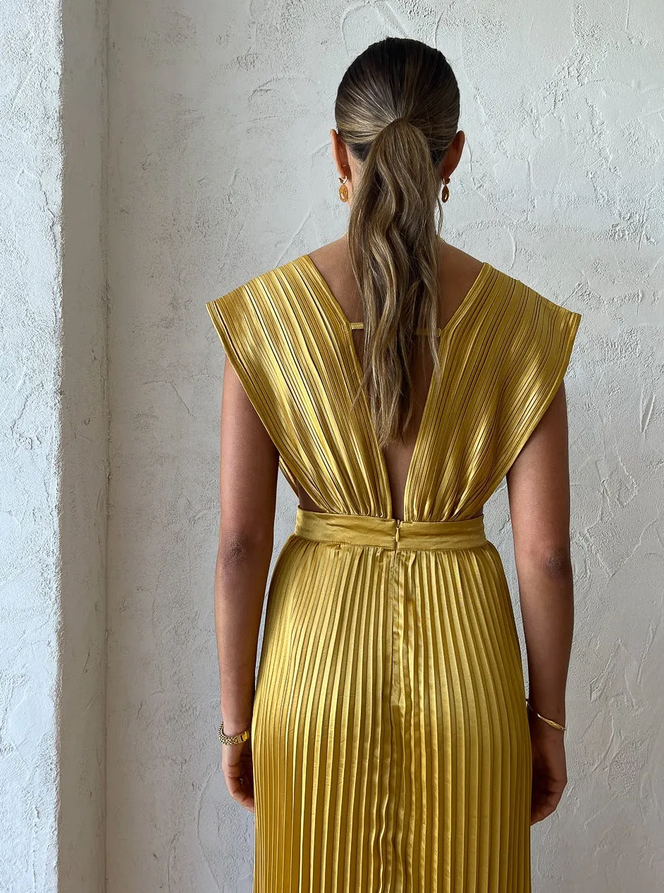 Lidee Gala Gown in Marigold