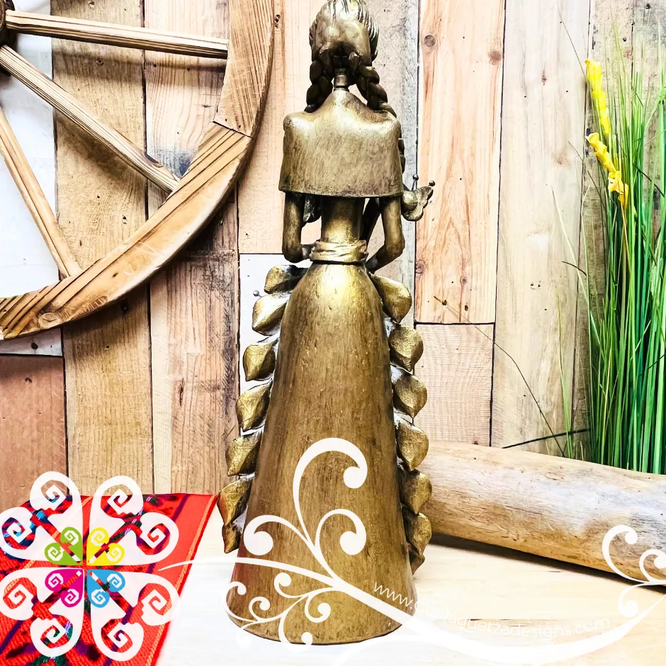 Medium Clay Catrina  - Capula Clay Home