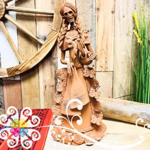 Medium Clay Catrina  - Capula Clay Home