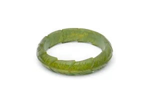 Midi Golden Olive Fakelite Duchess Bangle