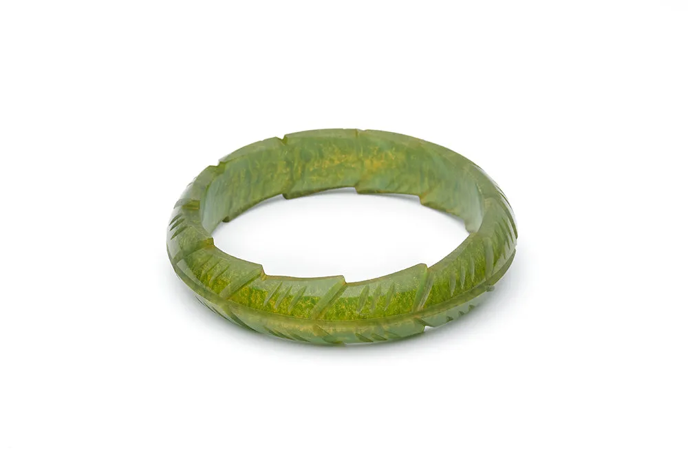 Midi Golden Olive Fakelite Duchess Bangle