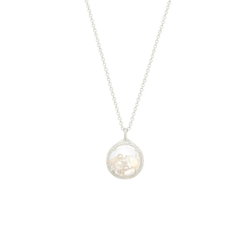 Mini Shaker Birthstone Necklace