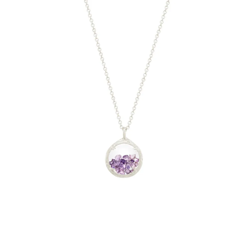 Mini Shaker Birthstone Necklace