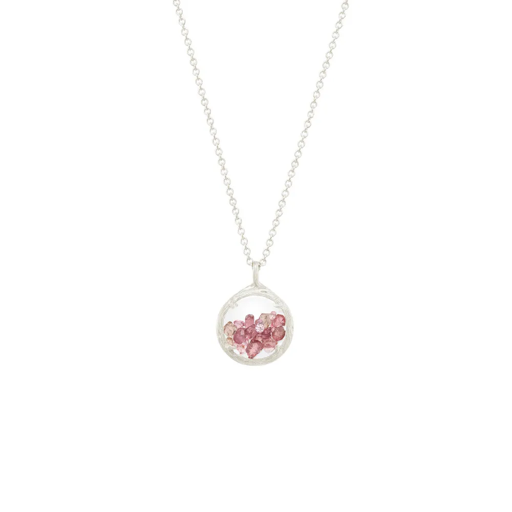 Mini Shaker Birthstone Necklace