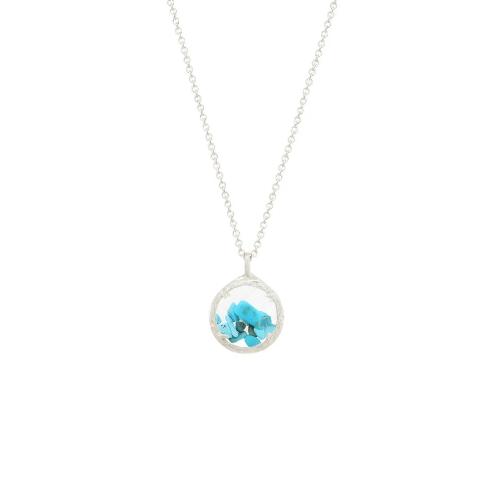 Mini Shaker Birthstone Necklace