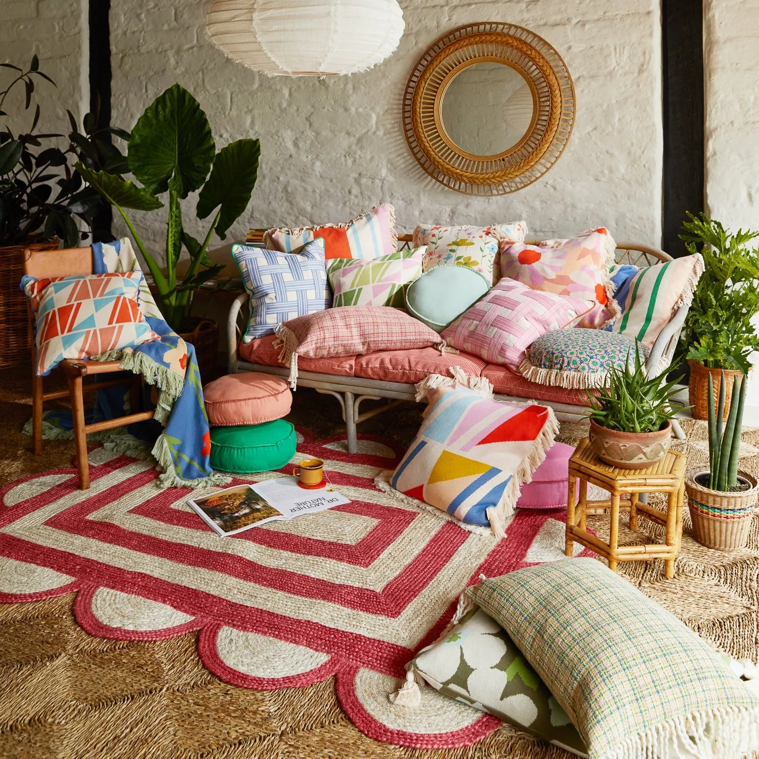Minyama Woven Cushion - Tumeric - Sage & Clare