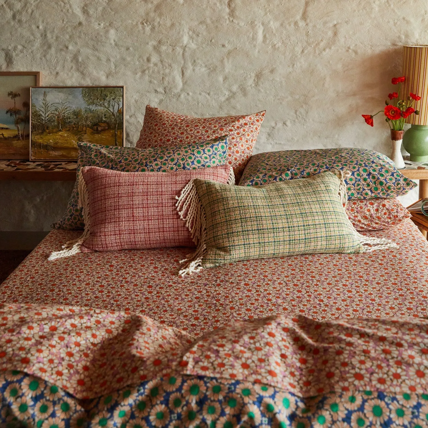 Minyama Woven Cushion - Tumeric - Sage & Clare