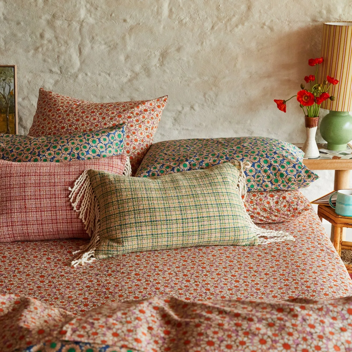 Minyama Woven Cushion - Tumeric - Sage & Clare