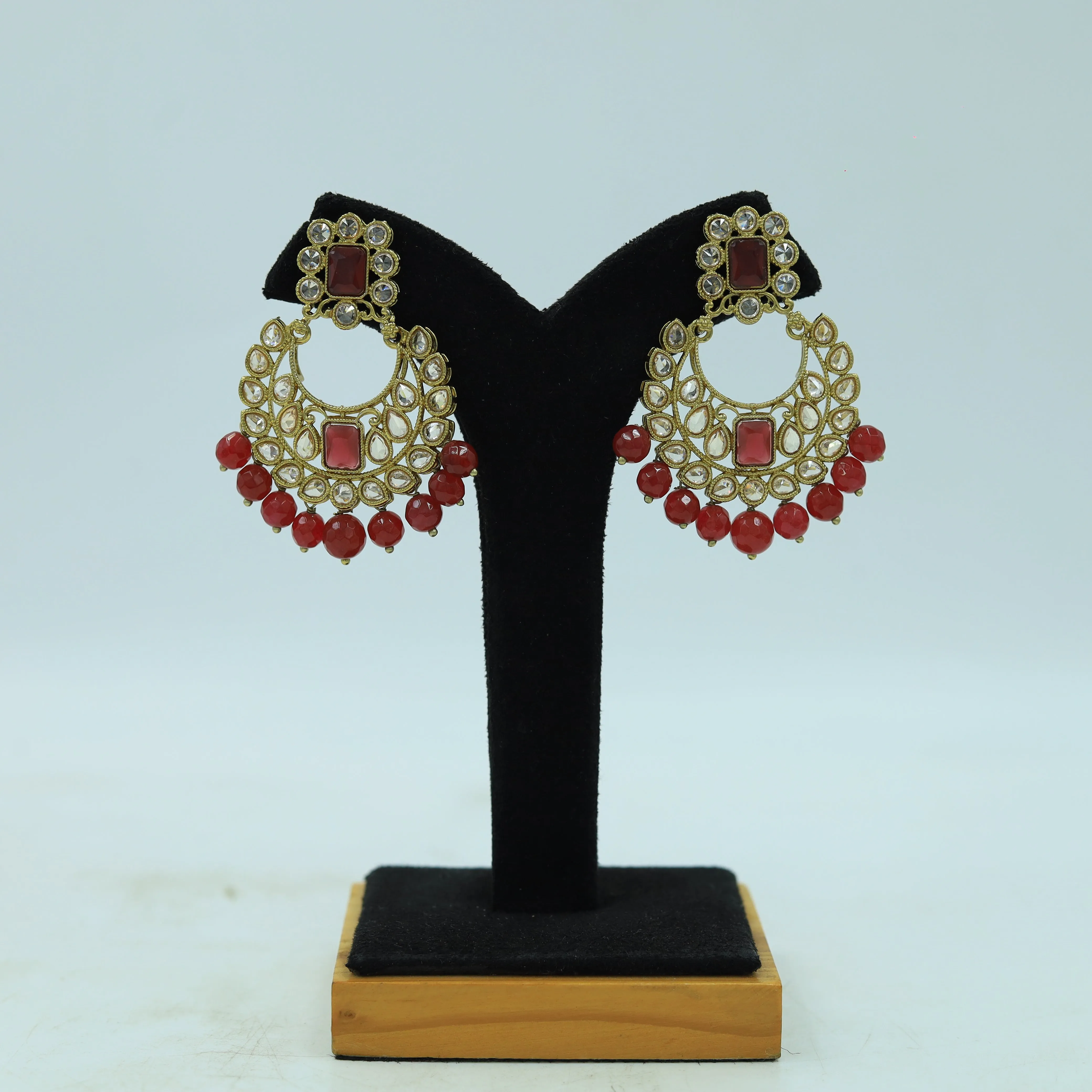 Ruby Antique Necklace Set 18142-5324