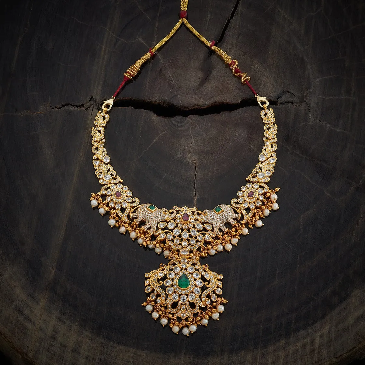 Silver Temple Necklace 160073