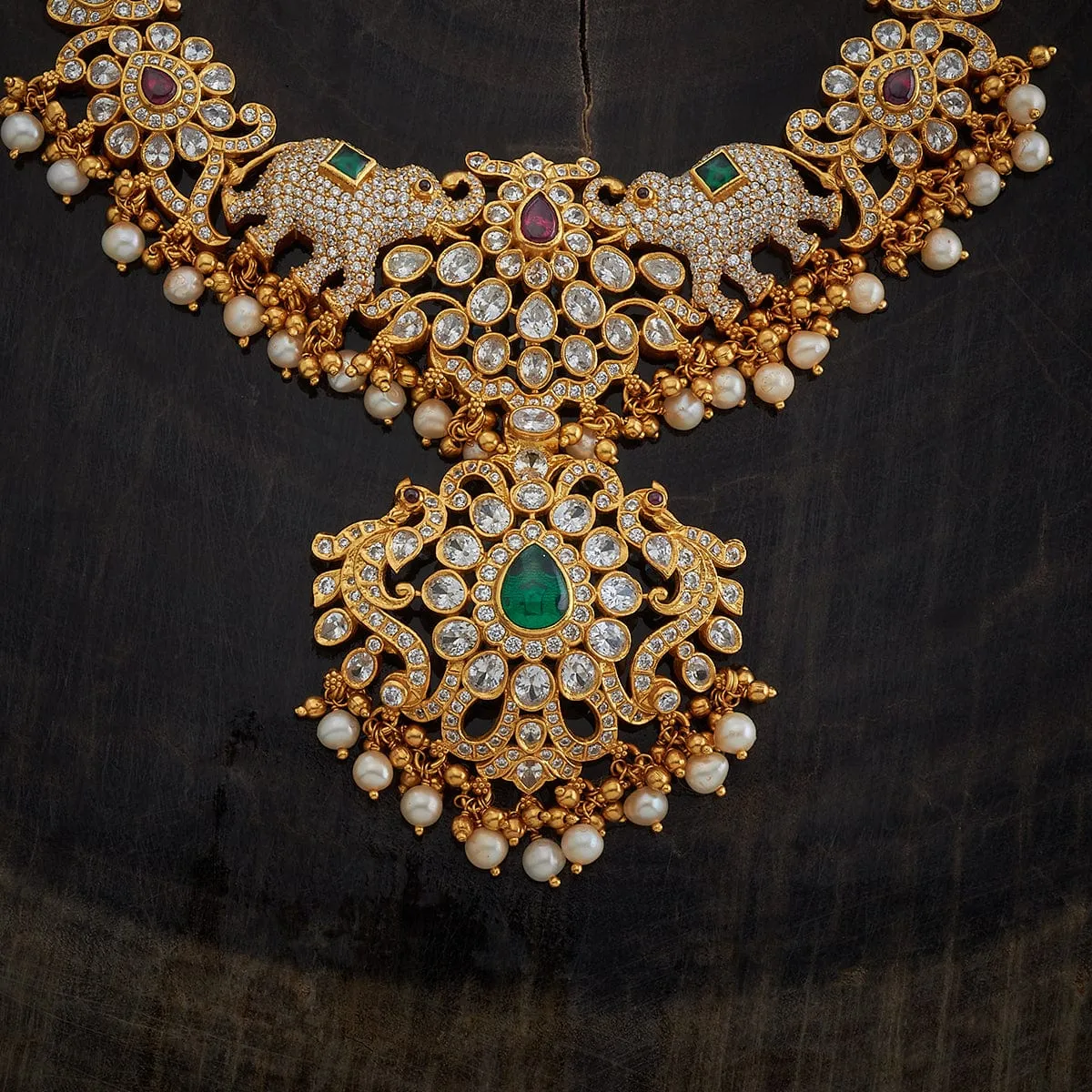 Silver Temple Necklace 160073