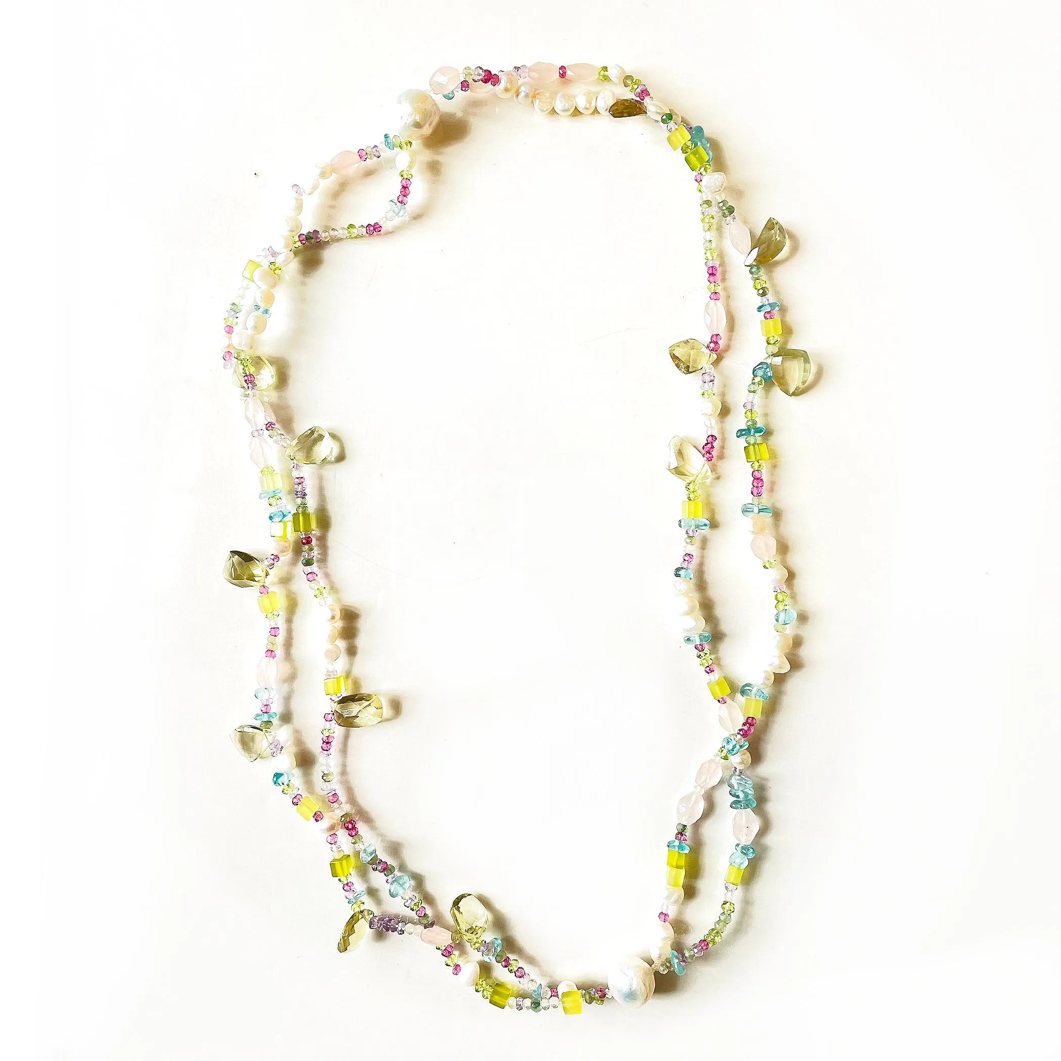 Spring Mix Gemstone Necklace