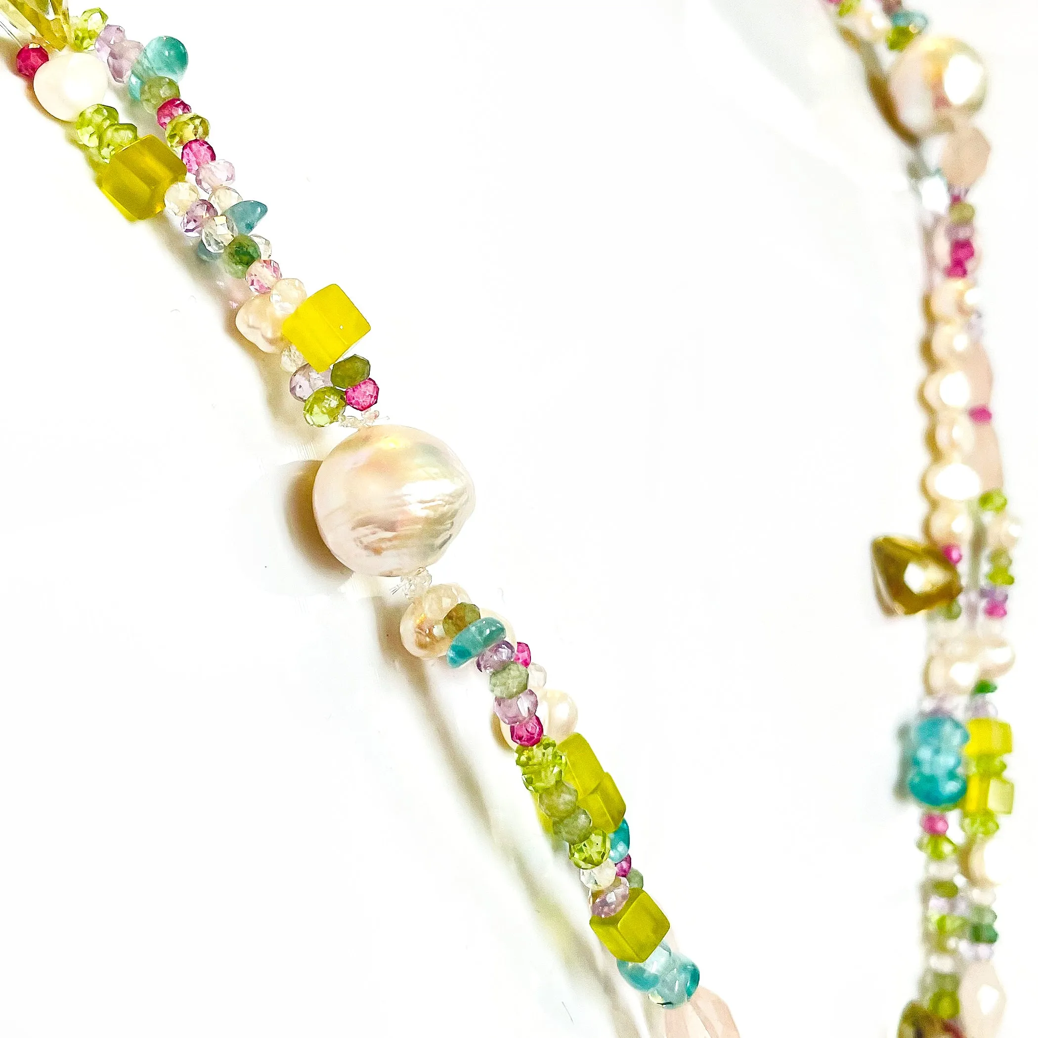 Spring Mix Gemstone Necklace