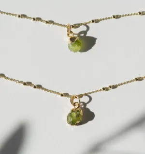 TS August Peridot Necklace