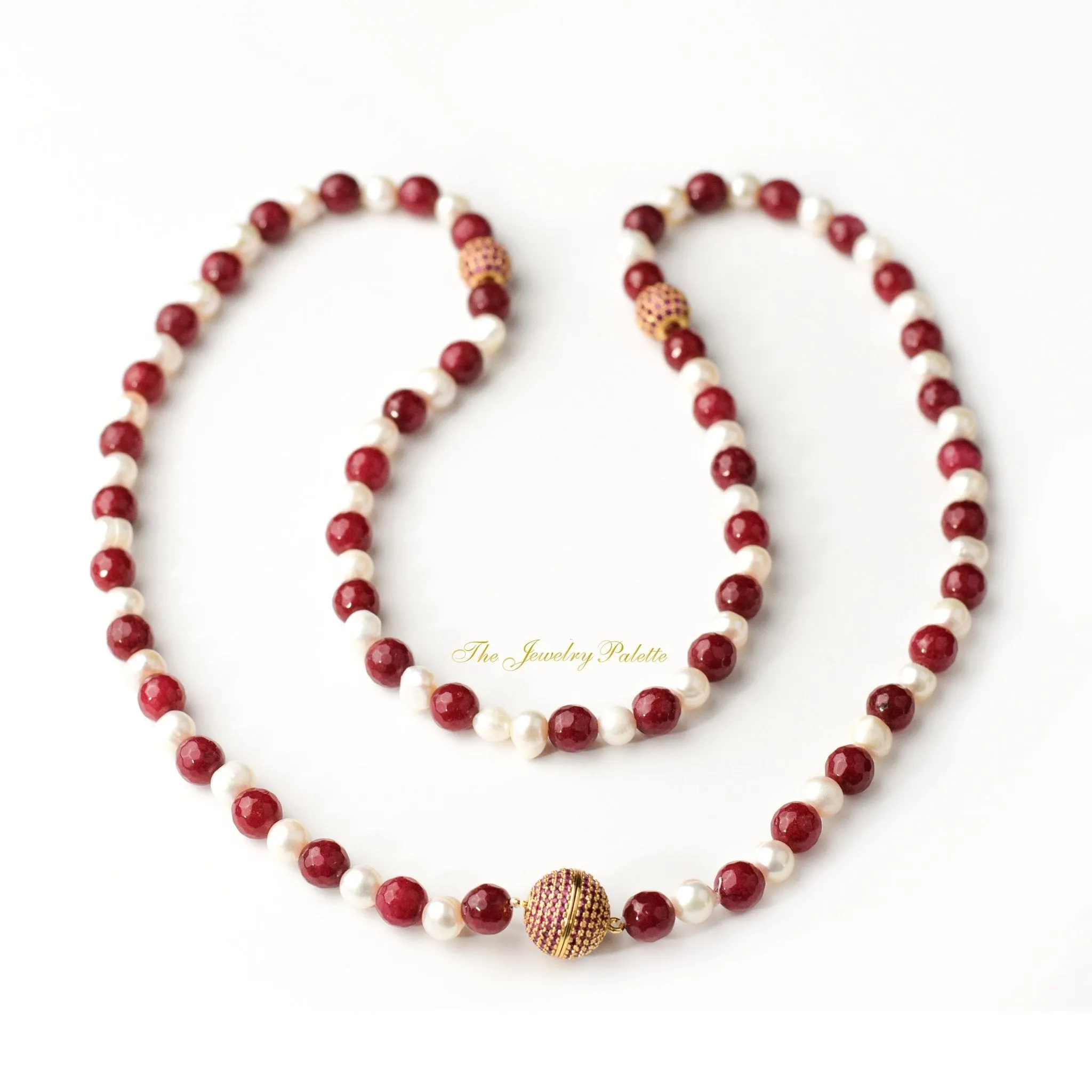White pearl and agate beads tasbeeh (rosary)