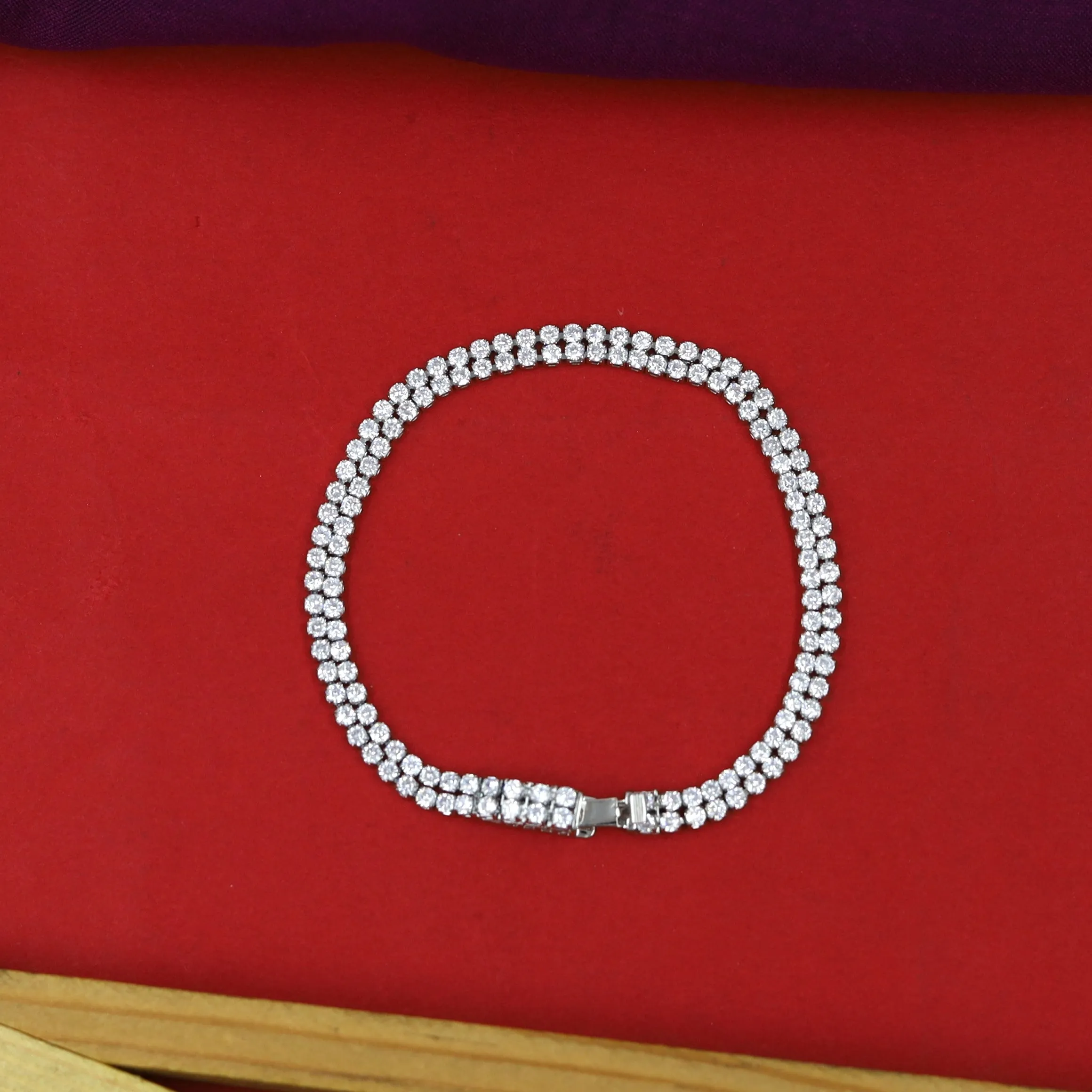Zircon/AD Tennis Bracelet 12704-05