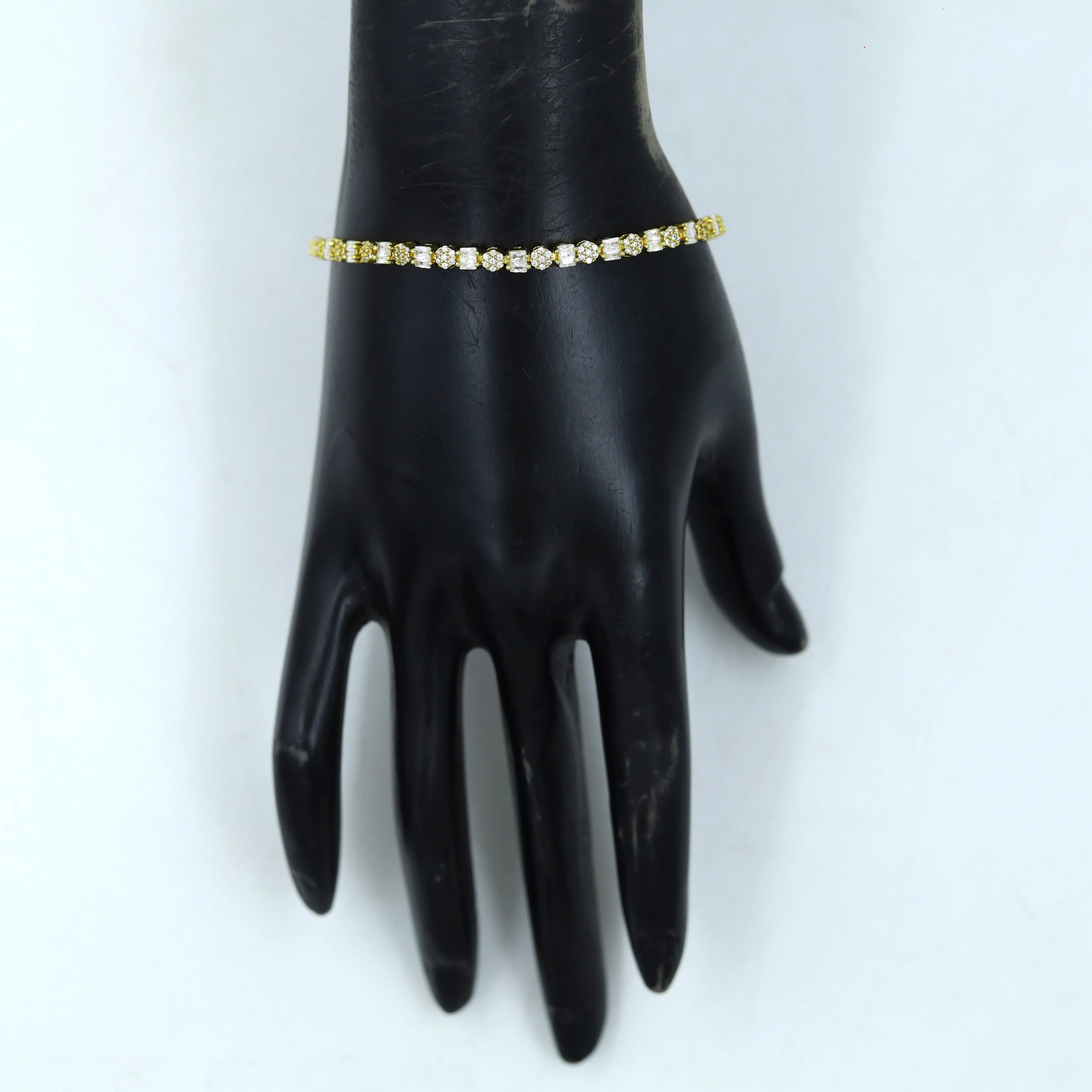 Zircon/AD Tennis Bracelet 13019-34